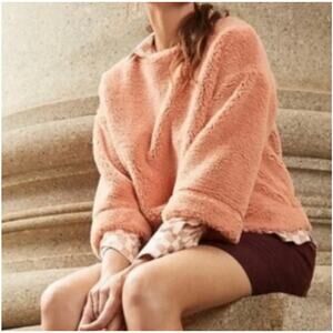 Madewell Superfurry Pink Top Medium